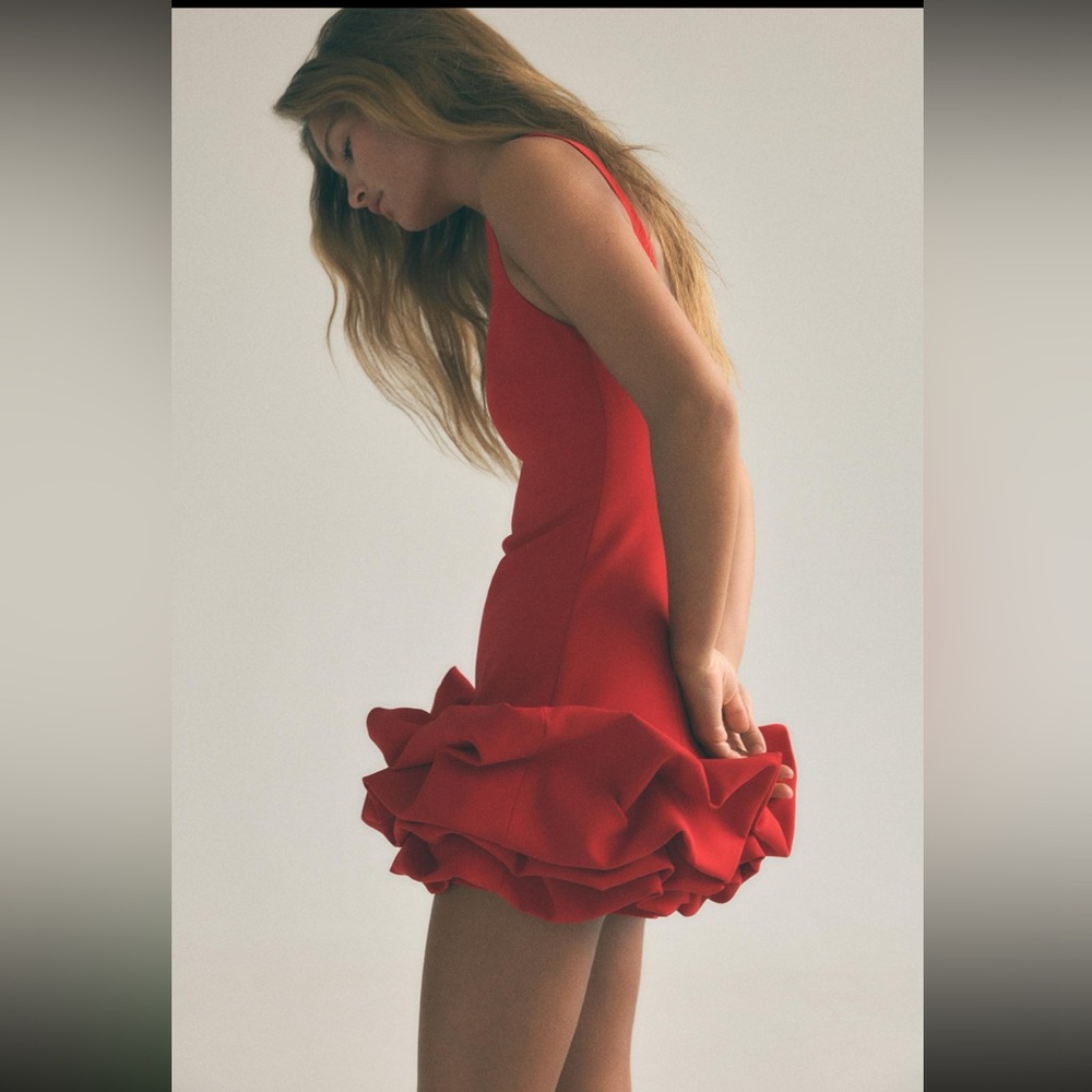 ZARA Red Dress - Picture 2 of 8